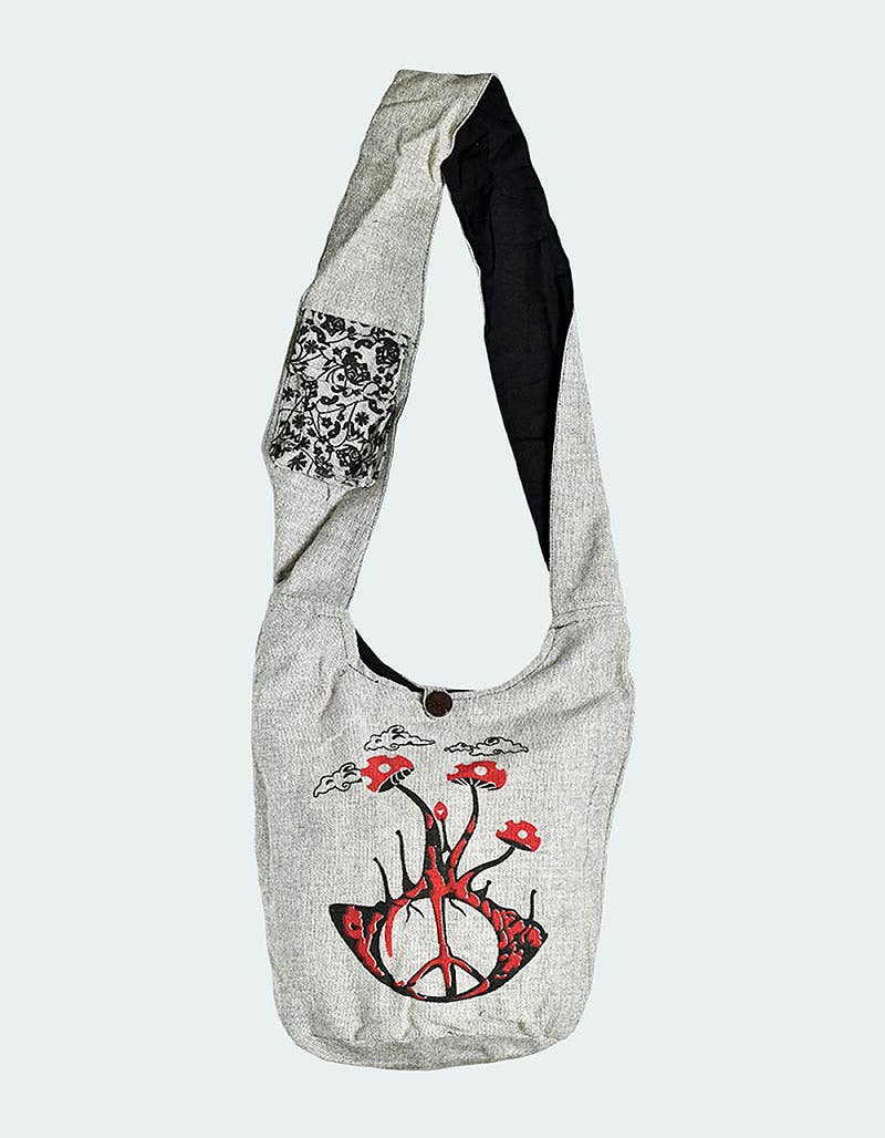 Shroom Cotton Hobo Bag (CODE-555)