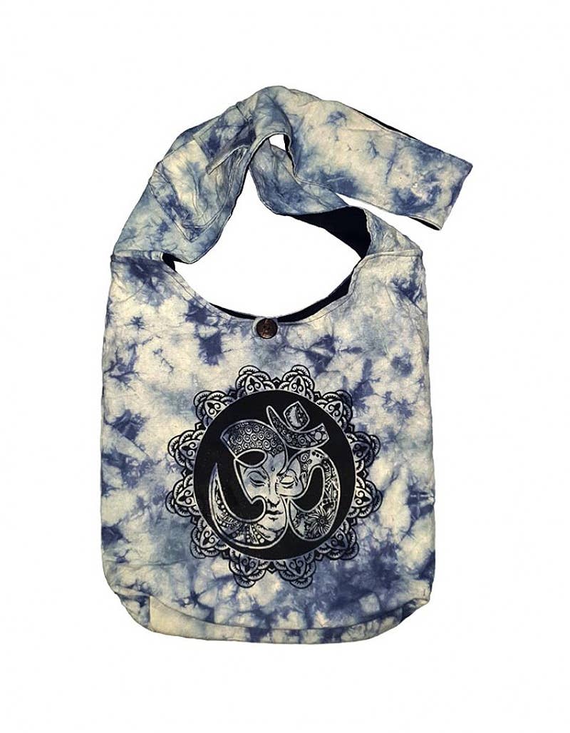 Om Print Tie Dye Hobo Bag (CODE-478)