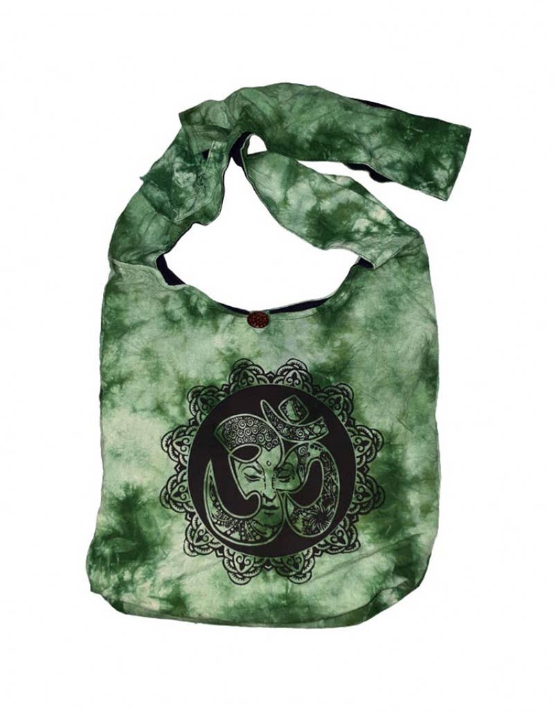 Om Print Tie Dye Hobo Bag (CODE-478)