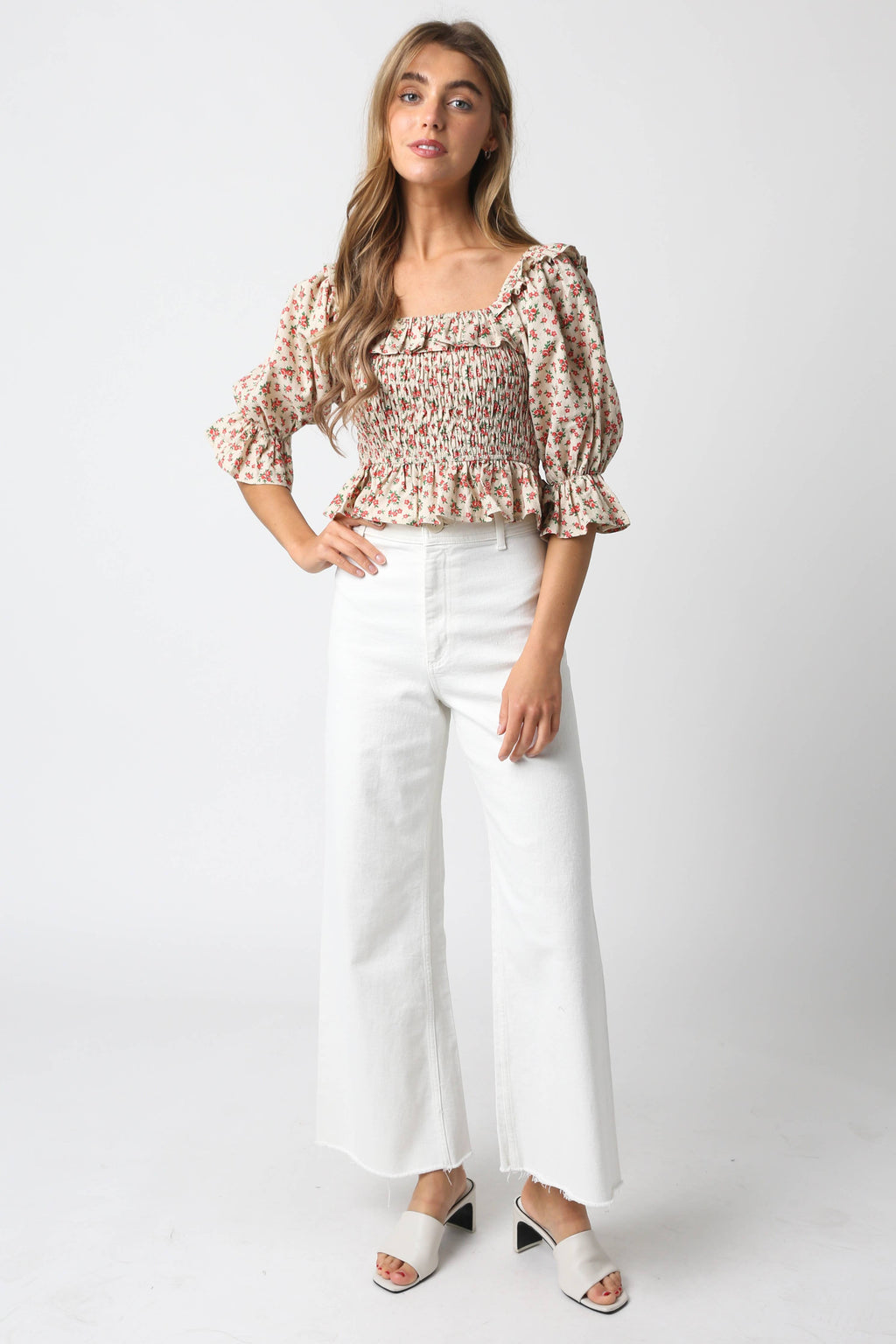 Marjorie Linen Top