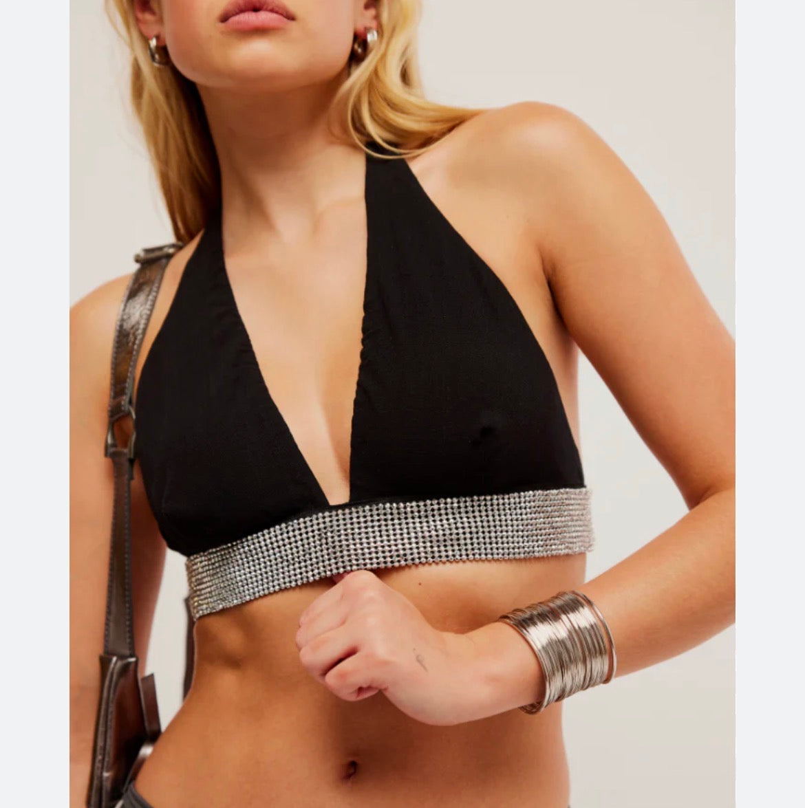 FREE PEOPLE OF THE MOMENT HALTER BRALETTE