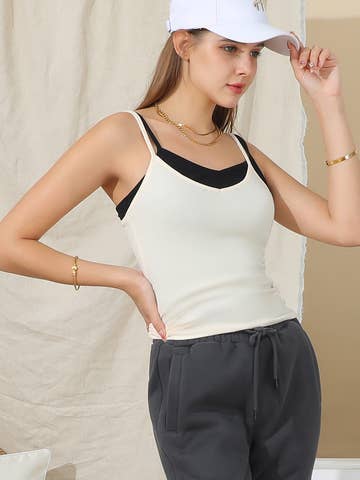 STRAP SLEEVELESS BASIC TANK TOP